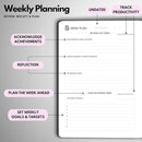 Undated Daily Planner – 3-Month A5 Productivity Organizer with Full Page Per Day, Hourly Schedule, Goal Setting, Habit Tracker, Weekly & Monthly Pages – Hardcover Time Management Notebook (Pink) by TinyTreasures Baby Boutique
