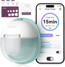 Heated Wearable Breast Pump, Industry-Leading Heating Tech, Innovative Magnetic Charging Cable, App Control, Anti-dust Cover, Hospital-Grade Suction, 1 Pack by TinyTreasures Baby Boutique