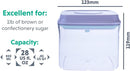 BopTop (1pc - 850ml) Airtight Food Storage Container – Mechanical Silicone Seal Canister - BPA-Free - 0.85Qt by TinyTreasures Baby Boutique