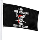 Pirate Flag Jolly Roger Flag 3x5 Ft Indoor/Outdoor Yard Garden Lawn Holiday Decoration Banner Sign by GreenHaven Gardens