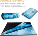 Travel Yoga Mat, Non Slip Exercise Suede Mat with Carry Bag, All-Purpose Fitness Mat with High Density Anti-Tear Surface for Women, Ideal for Pilates Workout (72'' x 24'' x 1.5mm Thick) by TinyTreasures Baby Boutique