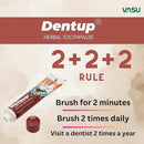 Dentup Herbal Toothpaste with Clove & Basil | Natural Fluoride-Free Ayurvedic Toothpaste for Fresh Breath & Gum Support – 100g Each (Pack of 2) by CozyNest Decor