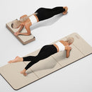 Foldable Yoga Mat Extra Thick 0.32 Inches Eco-Friendly POE Material, Non-Slip Design Fitness Mats, Multi-Purpose Workout Mats For Studio or Home Use (70 x 24 x 0.32 inches） by TinyTreasures Baby Boutique