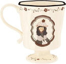 360ml -12.17oz Painted Cute Ceramic Mug - Cute Coffee Cup for Espresso,Macchiato,Latte - Gift for Women, Dishwasher Safe by CozyNest Decor