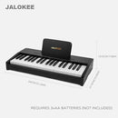 Kids Piano Keyboard, Digital Piano for Kids, Music Educational Instrument Toy, Wood Toy for 3+ Girls and Boys (Black, 37 Keys) by TinyTreasures Baby Boutique