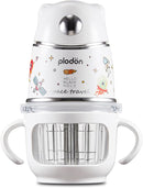 Baby Food Maker - Food Puree Processor, Fruits, Vegetables, Meats and Potatoes Mini Food Blender, Suitable for Avocados, Grapes and Strawberries Space Silver, 10 oz Gift Package by TinyTreasures Baby Boutique