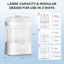 Bottle Sterilizer and Dryer, HIYAKOI Electric Steam Baby Bottle Sterilizer and Dryer, All-in-One Sterilizer 2 Layers Large for Baby Bottles, Parts & Other Newborn Essentials - HEPA Filtration by TinyTreasures Baby Boutique