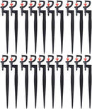 Irrigation Sprinkler, 20pcs Plastic Watering Nozzle G‑Type 360 Degree Rotation Sprinkler Accessory for Garden Agriculture Courtyards Lawn 9.1x1.2x0.4in by GreenHaven Gardens