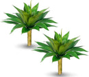 Artificial Agave Plants,Large UV Resistant Fake Agave Planters for Indoor and Outdoor Decorating Plantas Artificiales Decorativas Grandes(2Pack, 28") by CozyNest Decor