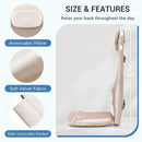 Mynt FSA HSA Eligible Foldable Back Massager, Chair Massager with Soothing Heat, Flexible Massage Chair Pad with Soft S-Curve Longer Track Adjustable Pillow for Diverse Body Contours, FSA/HSA Approved by CozyNest Decor