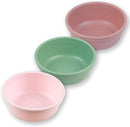 Re-Play 12 Oz. Toddler Bowls for Snack and Everyday Dining - Dishwasher and Microwave Safe - Made in USA - Set of 3-5.75" x 5.75" x 2" - Blossom by TinyTreasures Baby Boutique