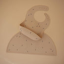 mushie Silicone Baby Bib | Adjustable Fit Waterproof Bibs (Bees) by TinyTreasures Baby Boutique