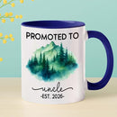 Promoted To Uncle Coffee Mug Gift For New Uncle EST 2026 Father's Day, Personalized Year Name Uncles White Teacup 11 15Oz, Customized Uncles Accent Mug Gift For Brother Family Pregnancy Announcement by TinyTreasures Baby Boutique