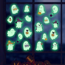 Glow in The Dark Halloween Window Clings Luminous Pumpkin Ghost Window Stickers Decor for Halloween Theme Party Decorations by CozyNest Decor