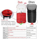 Waterproof Anti-Kick Footmuff for Stroller,350g Filling Anti-Freeze Stroller Bunting Bag Front Height Adjustable,Foot Area Opens Stroller Footmuff by TinyTreasures Baby Boutique