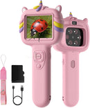 Microscope Camera for Kids Gifts Toys- Handheld Pocket Microscopes with 2.4" Screen and Autofocus - Mini Digital Educational Science Kit for Christmas Birthday for Age 3-5 5-7 8-12 Girls Boys(Pink) by TinyTreasures Baby Boutique