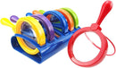 Kids Jumbo Magnifying Glass with Stand- 6 Pieces,Ages 3+, Easy Grasp Primary Science Magnifiers with Stand,Science Classroom Accessories, Teacher Supplies, Observation Toys for Kids by TinyTreasures Baby Boutique