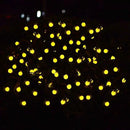 Globe Ball Fairy Lights, 50 LEDs 23ft/7M Solar Led Globe String Lights Waterproof with Two Lighting Modes for Garden Outdoor Party Christmas Decoration (Warm White) by GreenHaven Gardens