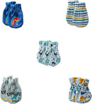 5 Pairs Baby Not Scratch Mittens 0-6 Months New Born Boy Girl Gloves Cute Infant Accessories by TinyTreasures Baby Boutique