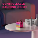 YLL Mini Karaoke Machine for Kids Toys, Portable Bluetooth Speaker with 2 Wireless Microphones, Birthday Gifts for Girls 3, 4, 5, 6, 7, 8, 9, 10, 11, 12+ Years Old Toddler Teens (Hotpink) by TinyTreasures Baby Boutique