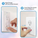 24 Pack Outlet Covers & Removal Tool Baby Proofing, Provide Shock Prevention and Easy Installation, Safe and Secure Plastic Plug Covers for Power Sockets (24 Outlet Covers) by TinyTreasures Baby Boutique