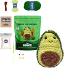 The Gookie Amigurumi Crochet Kit for Beginners – DIY Crochet Kit with Yarn, Hook, Eyes & Stuffing – Easy Starter Set with Video Tutorials – Cute Plush Toy Craft Gift for Kids, Teens & Adults (Avocado) by TinyTreasures Baby Boutique