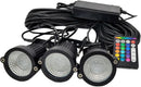 Custom Pro Color Changing Universal Upgraded Premium Light Kit for Oase & Pond Boss 1/4 HP Floating Fountain w/Remote by GreenHaven Gardens