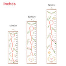 Personalized Kids Height Chart - Canvas Growth Ruler for Boys and Girls - Custom Name Banner with Removable Nursery Wall Decor - Gift for Kid’s Room Decoration by TinyTreasures Baby Boutique
