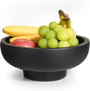 Concrete Fruit Bowl – Large Decorative Pedestal Bowl for Kitchen Counter, Entryway, or Coffee Table – Modern Catch – All Key Bowl – Heavyweight Centerpiece for Home Decor (Concrete) by CozyNest Decor