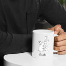 Personalized Name Sheep Lover Coffee Mug, Funny Sheep White Cup Gift For Men Women Dad Mom Daughter Son, Custom Sheeps Accent Ceramic Teacup 11 15 Oz, Sheeps Travel Mug Gift for Birthday Christmas by TinyTreasures Baby Boutique