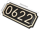 House Numbers for Outside, Address Plaques, Mailbox Numbers, Two Sets of Numbers from 0-9, Personalized Address Signs for House, Mailbox, Apartment, Office, Hotel, Classroom, Garden. Decorative Numbers Plaque. by GreenHaven Gardens