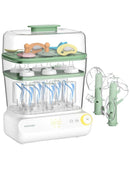Momcozy 3 Layers Large Bottle Sterilizer and Dryer, Fast Sterilize and Dry, Universal Bottle Sterilizer for All Bottles & Breast Pump Accessories, Touch Screen & Auto-Off Bottle Sanitizer by TinyTreasures Baby Boutique