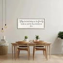 Bless the Food Before Us Sign Wall Decor 40"X15" Large Farmhouse Dining Room Wall Decor Framed Wood Rustic Home Wall Art Kitchen Decoration (White) by CozyNest Decor