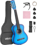 VEVOR Acoustic Guitar, Classical Guitar Starter Kit for Beginners, with Nylon Strings, Basswood Guitar, for Kids Adults Girls Boys Students by TinyTreasures Baby Boutique