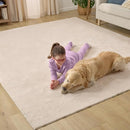 GORILLA GRIP Ultra Soft Washable Area Rug, Stain and Slip Resistant Plush Thick Carpet for Bedroom Living Room, No Shed Floor Rugs, Pet Friendly, Dorm Essentials, Kids Nursery Home Decor, 2x3, Ivory by TinyTreasures Baby Boutique