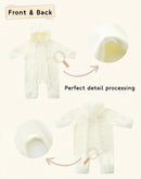 Newborn Baby Fleece Jumpsuit Girls Boys Winter Hooded Coverall Romper Cute Baby Snowsuit Clothes by TinyTreasures Baby Boutique