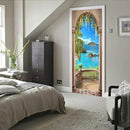 3D Door Stickers - Peel & Stick Murals - Landscape - Self-Adhesive, Removable PVC Waterproof Door Poster - 37.4" x 82.7" by GreenHaven Gardens