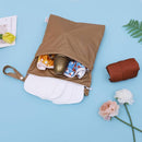 ALVABABY 2pcs Cloth Diaper Wet Dry Bags Waterproof Reusable with Two Zippered Pockets Travel Beach Pool Daycare Soiled Baby Items Yoga Gym Bag for Swimsuits or Wet Clothes 2LM06 by TinyTreasures Baby Boutique