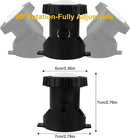 Pond Lights Underwater LED RGB Colored Fountain Lights IP68 Waterproof Spotlight Timing Adjustable Submersible Spot Lights for Fish Pond Garden Lawn Yard Waterfall (Set of 3) by GreenHaven Gardens