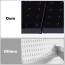48x24 inch Black Metal Pegboard Kit for Wall Organization with Hooks, Garage Storage Bins, and Utility Tool Board, Efficient Tool Organizer Peg Board by GreenHaven Gardens