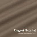 Easy-Going Blackout Curtains for Bedroom, Solid Thermal Insulated Grommet and Noise Reduction Window Drapes, Room Darkening Curtains for Living Room, 2 Panels (34x72 in, Camel) by CozyNest Decor