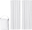 Amazon Basics Portable Blackout Curtain Shade with Suction Cups, 50"W x 78"L, 2-Pack, White by TinyTreasures Baby Boutique