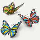 EOORAU 3D Metal Butterfly Wall Decor, Double-sided Pattern Metal Butterflies Wall Hanging Sculpture Decor for Outdoor Fence Patio Yard Garden Tree Decorations, Housewarming Gift by GreenHaven Gardens