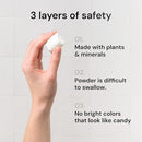 Grab Green 3-in-1 Laundry Detergent Pods, 24 Count, Fragrance Free, Plant and Mineral Based, Superior Cleaning Power, Stain Remover, Brightens Clothes by TinyTreasures Baby Boutique