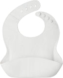 Loulou Lollipop Soft, Waterproof Silicone Feeding Bib by TinyTreasures Baby Boutique