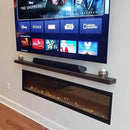 joelsantiques 72 Inch Wooden Floating Shelves for Wall - 72x6x2 in - Made of Natural Wood - Long Heavy Duty Rustic Wall Shelves for Bedroom - Perfect for Living Room, Kitchen - Mocha by CozyNest Decor
