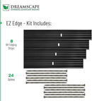 Dreamscape E-Z Edge Aluminum Landscape Edging - 8 Strips, 6ft Each (48ft Total), Mill Finish (Natural Aluminum) - Professional Quality Landscaping Border, Metal Divider for Lawn, Garden, Flowerbed… by GreenHaven Gardens