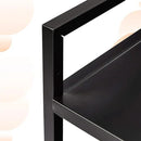 Amazon Basics 3-Tier Metal Rolling Cart, Black by CozyNest Decor