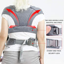 Baby Wraps Carrier Sling, Baby Carrier for Newborns and Toddlers,Skin-Friendly and Soft Front Baby Carrier Wrap Perfect Baby Gifts (Light Grey, Cotton) by TinyTreasures Baby Boutique