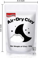 ifergoo White Air Dry Clay, Modeling Clay for School Art & Craft Project. Refill White Clay for Kids Age 3-12, Boys and Girls Gift by TinyTreasures Baby Boutique